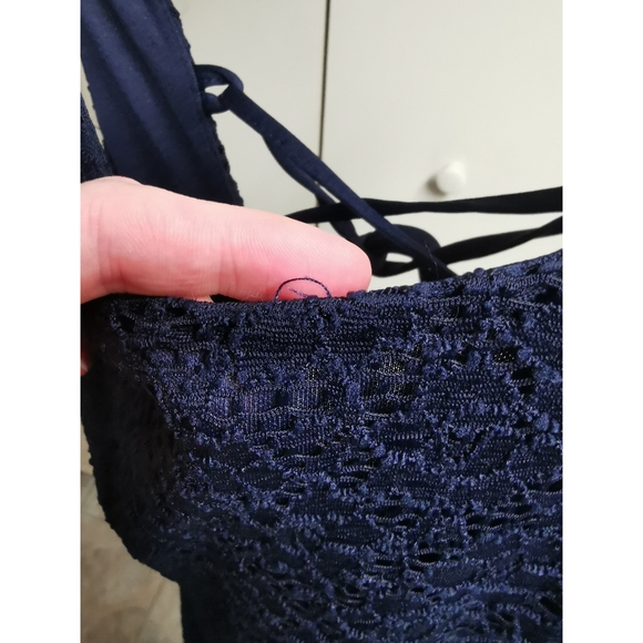 Navy lace dress size small - Picture 4 of 5